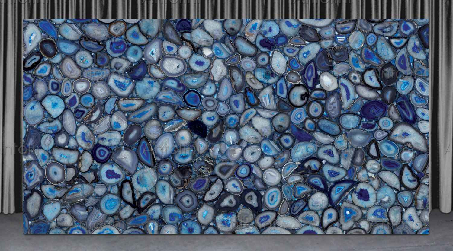 Blue Agate Stone Slab