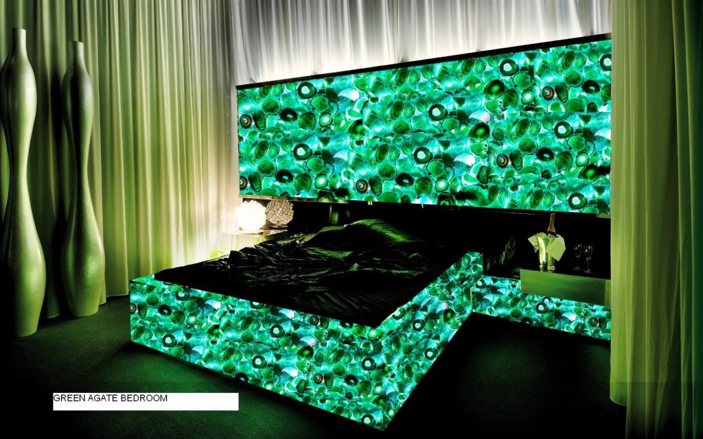 Green Agate Bedroom slab